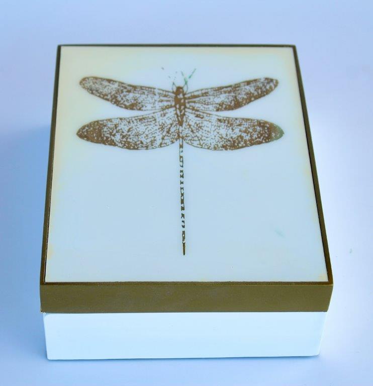 Gold Dragonfly Box